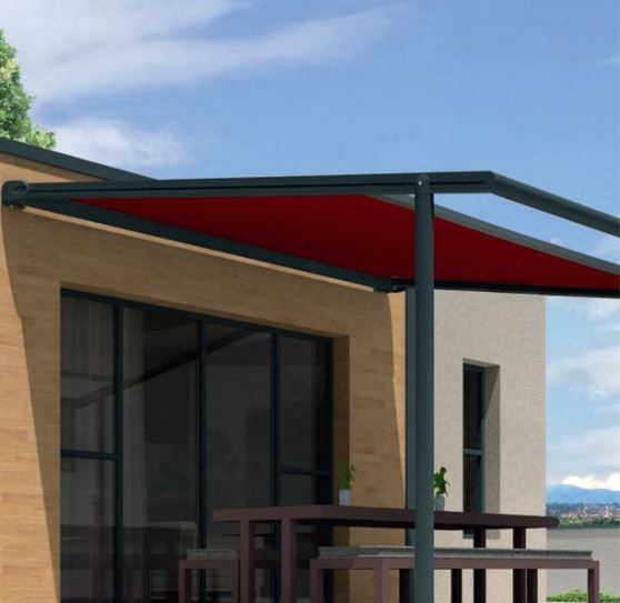 PERGOLA A TOILE ENROULABLE LINE 